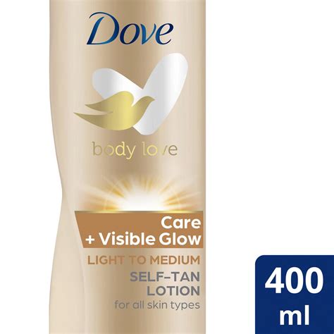 dove tanning moisturiser light to medium